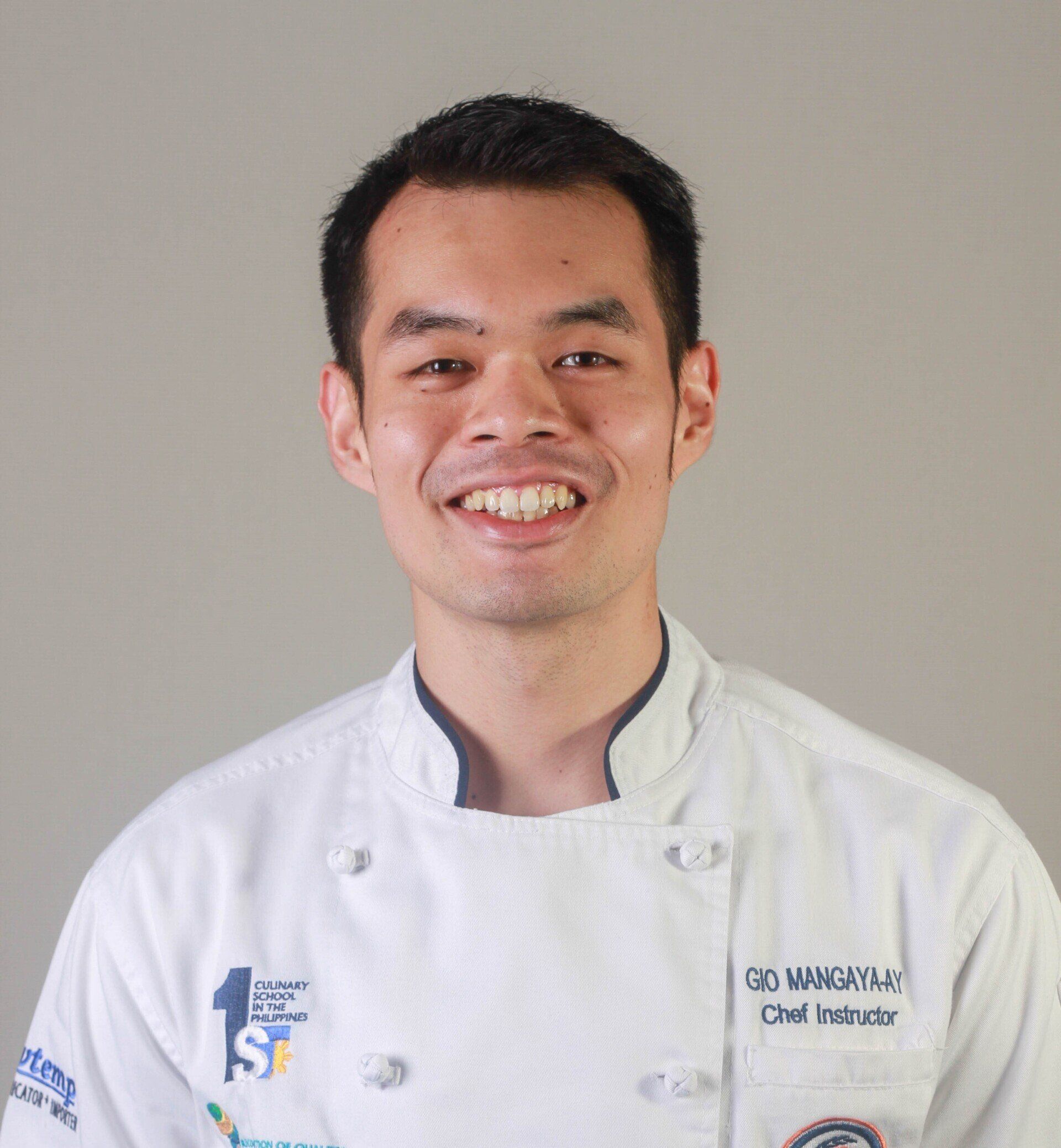 Chef Gio Ray Mangaya-ay, one of the 'Global Academy' instructor