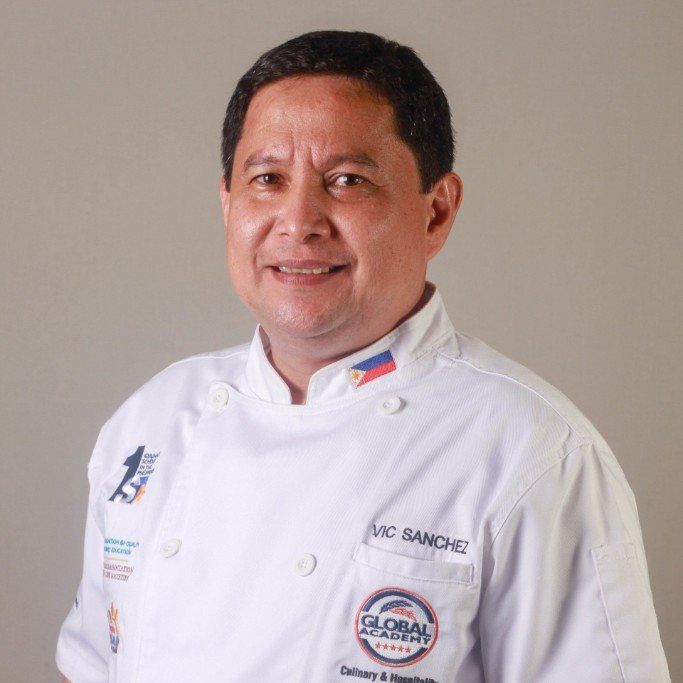 Chef Victor P. Sanchez, one of the  'Global Academy' instructor'