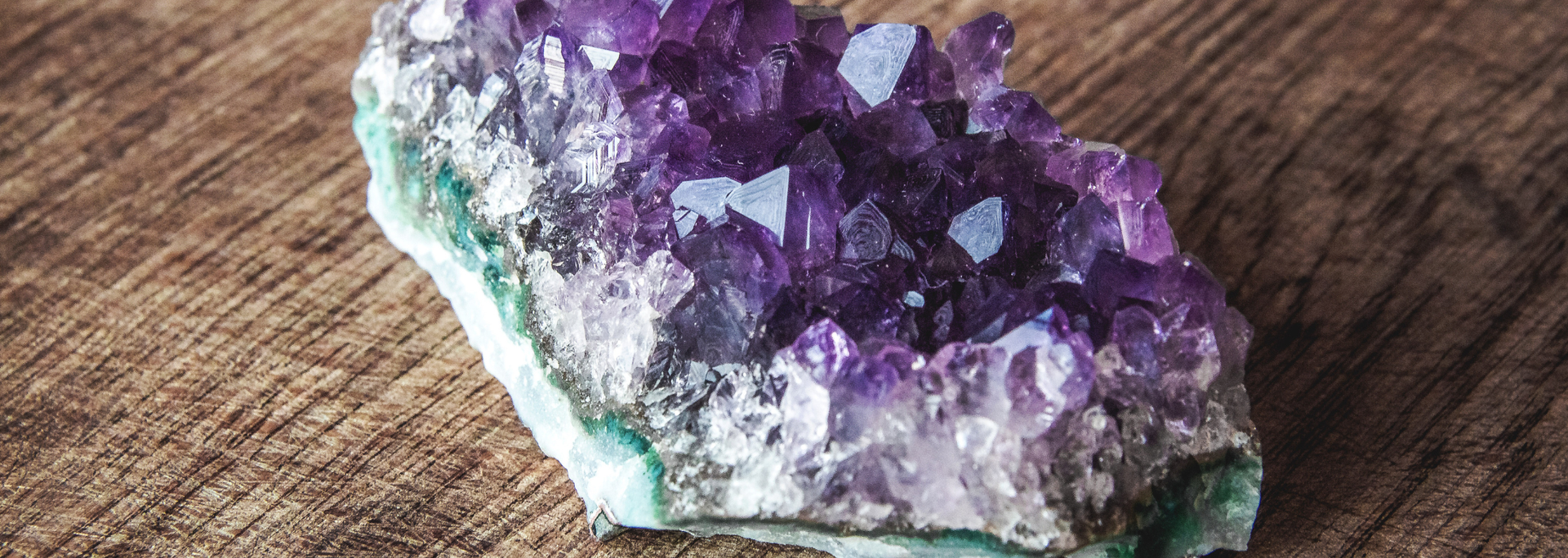 Picture of amethyst geodes. 
