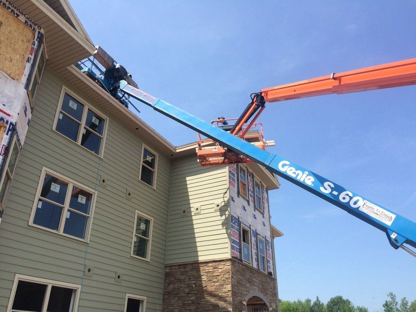 Installing Gutters ─ Milton, VT ─ Verdon Seamless Gutters