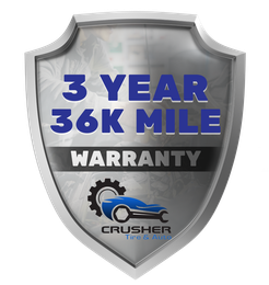 3 Year 36K Mile Warranty Logo | Crusher Tire & Auto