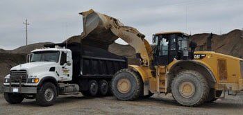 Sand and gravel site Sand and gravel site