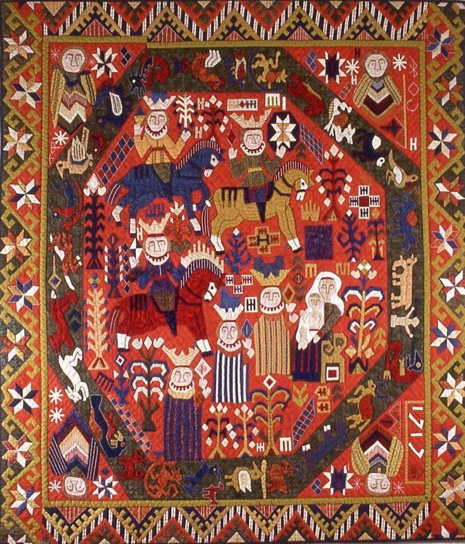 Adoration of the Magi Quilt by Suzanne Marshall, a Quilt Maker
