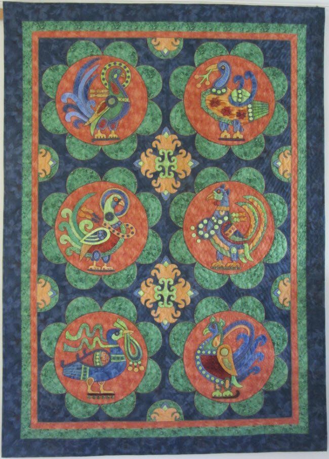 Along the Silk Road Quilt by Suzanne Marshall