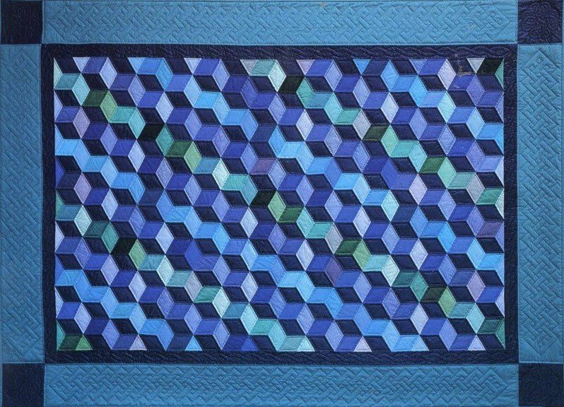 Baby Blocks Quilt by Suzanne Marshall, a Quilt Maker