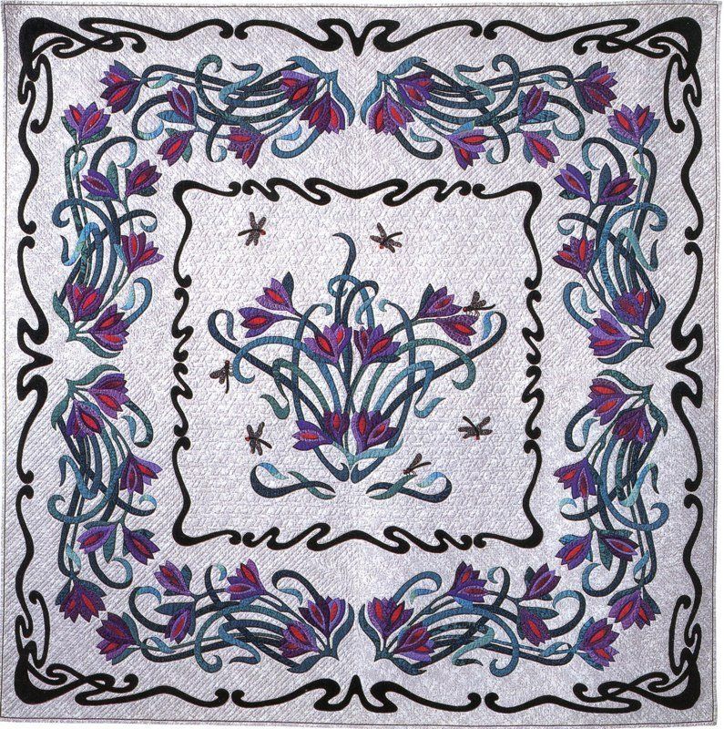 Dragon Flowers by Suzanne Marshall, a Quilt Maker
