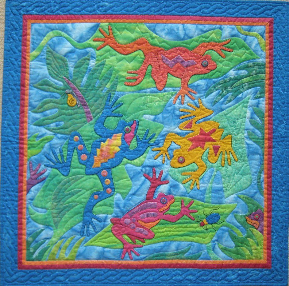 Frogs Pattern, Suzanne Marshall Quilt Maker
