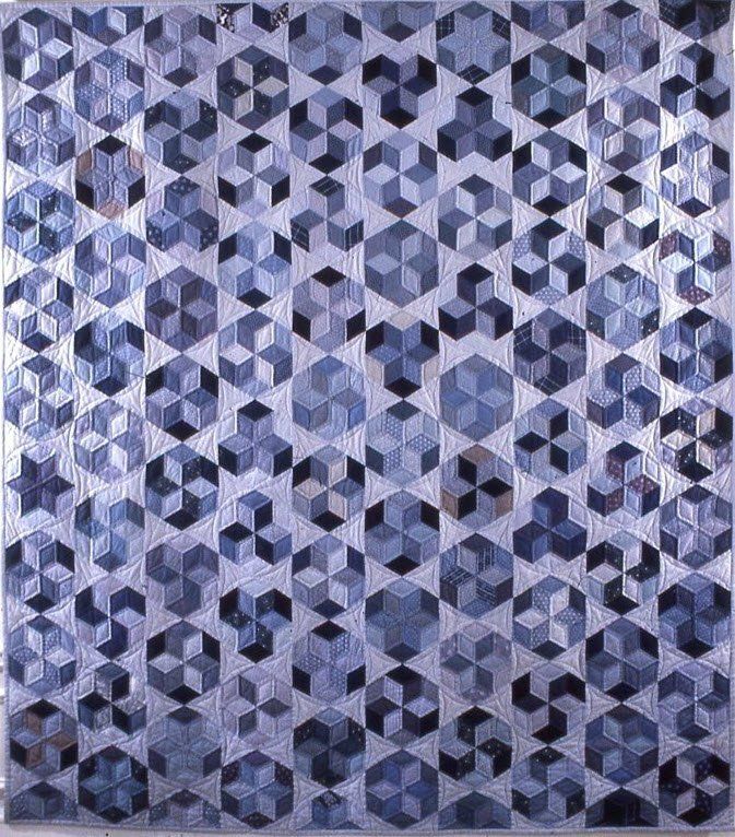 Hexagonal Star Quilt by Suzanne Marshall, a Quilt Maker