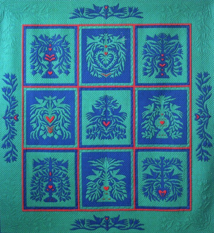 Scherrenschnittee Quilt by Suzanne Marshall, a Quilt Maker
