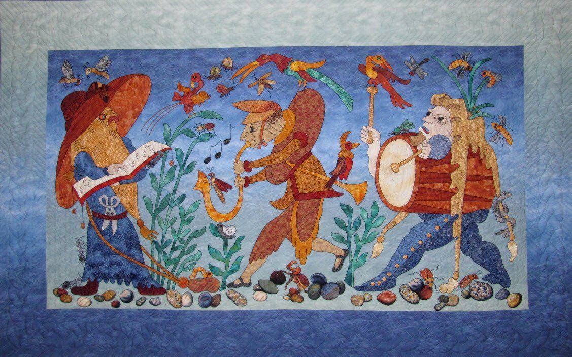 The Musicians Quilt by Suzanne Marshall, a Quilt Maker