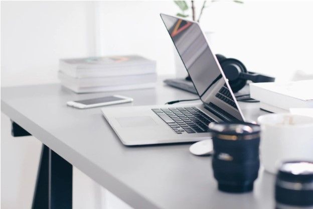 Laptop in Office