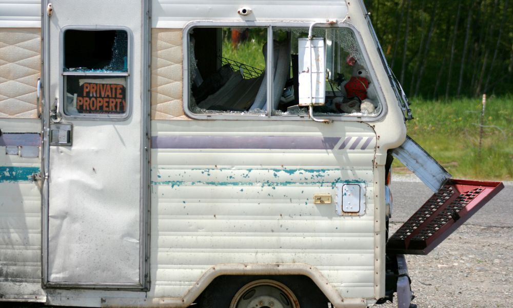 abandoned rv