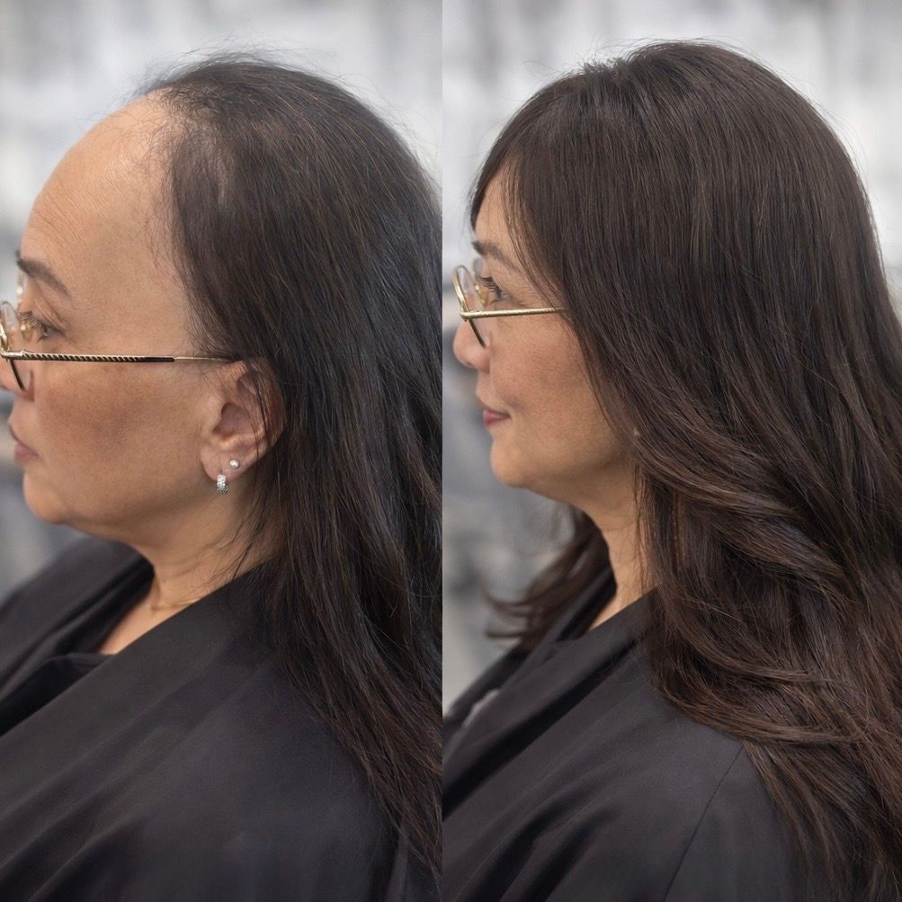 Hair Wig Blonde and Brown