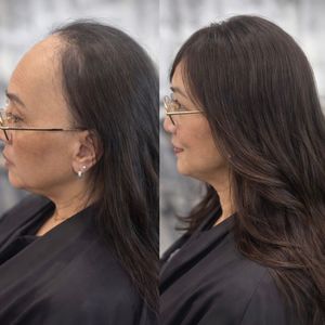 Hair Wig Blonde and Brown