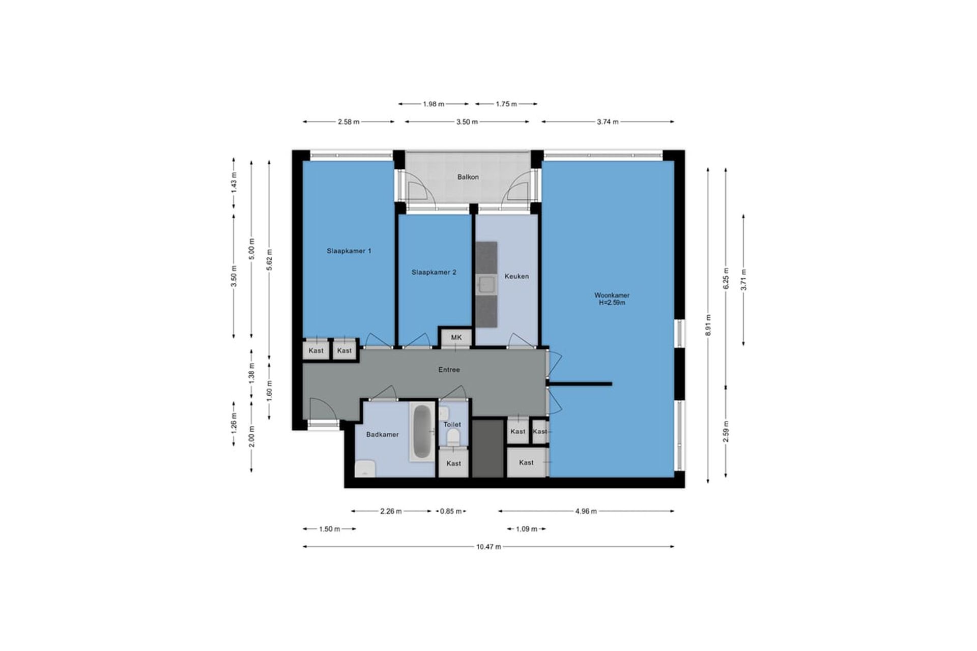 Askitect.nl floorplan example before