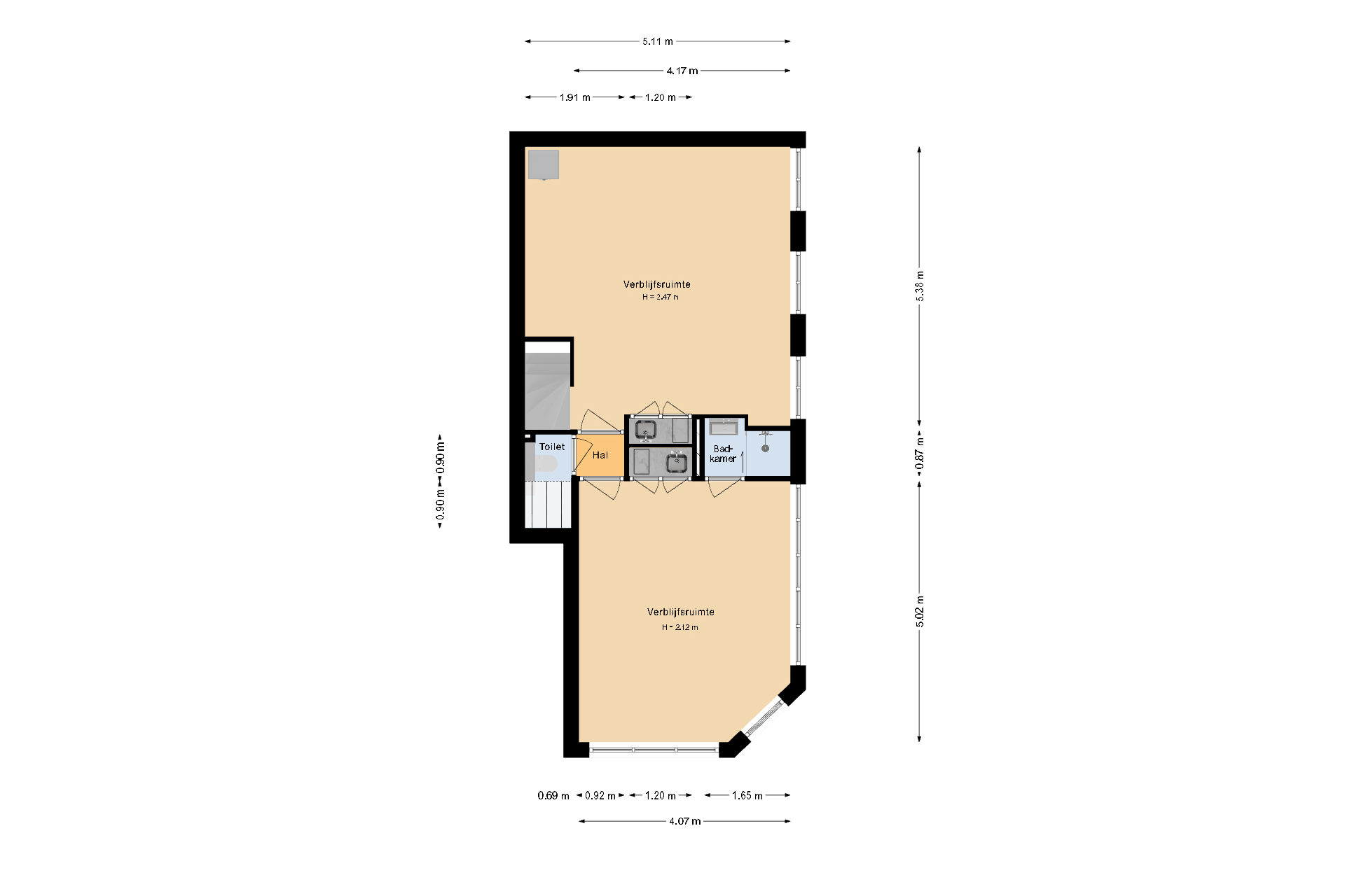 Askitect.nl floorplan example before