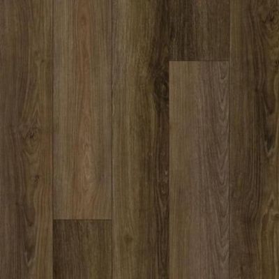 A close up of a brown wooden floor.