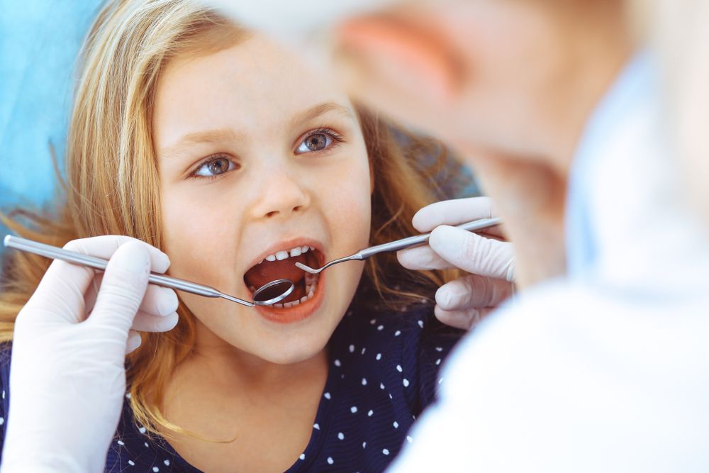 Young Girl Having Dental Check-up