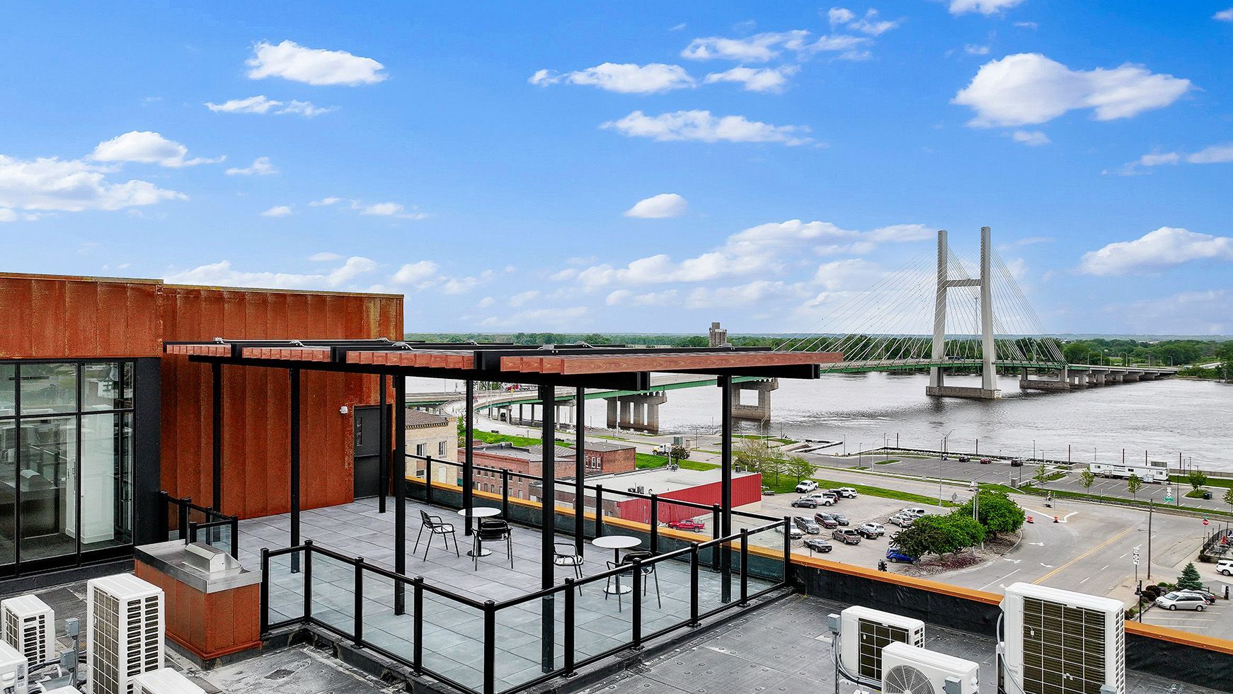 Rooftop patio