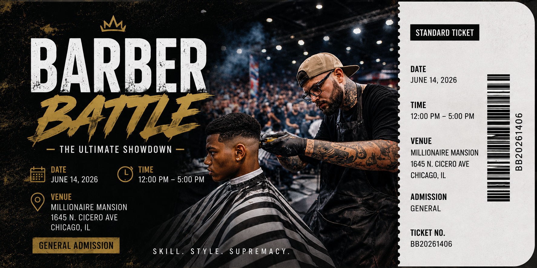 June 14th - Underground Barber Culture: Standard Ticket
