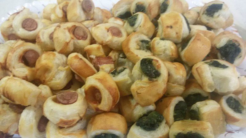 diversi antipasti salati