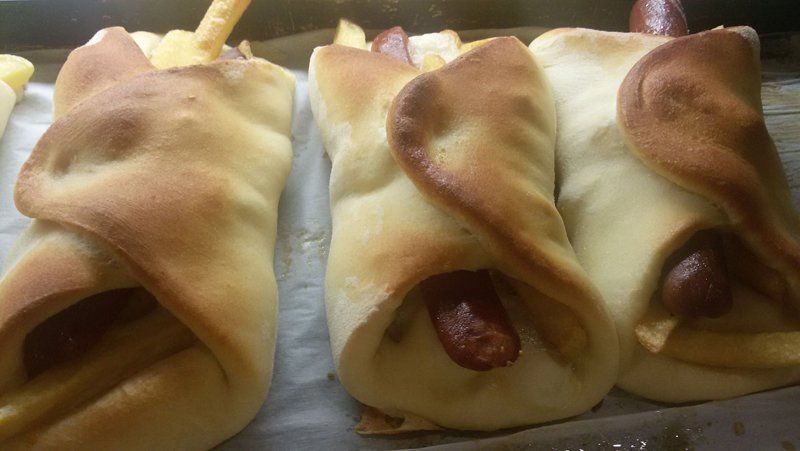 roll con salsiccia