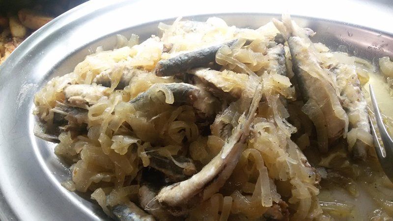 insalata di verze e alici