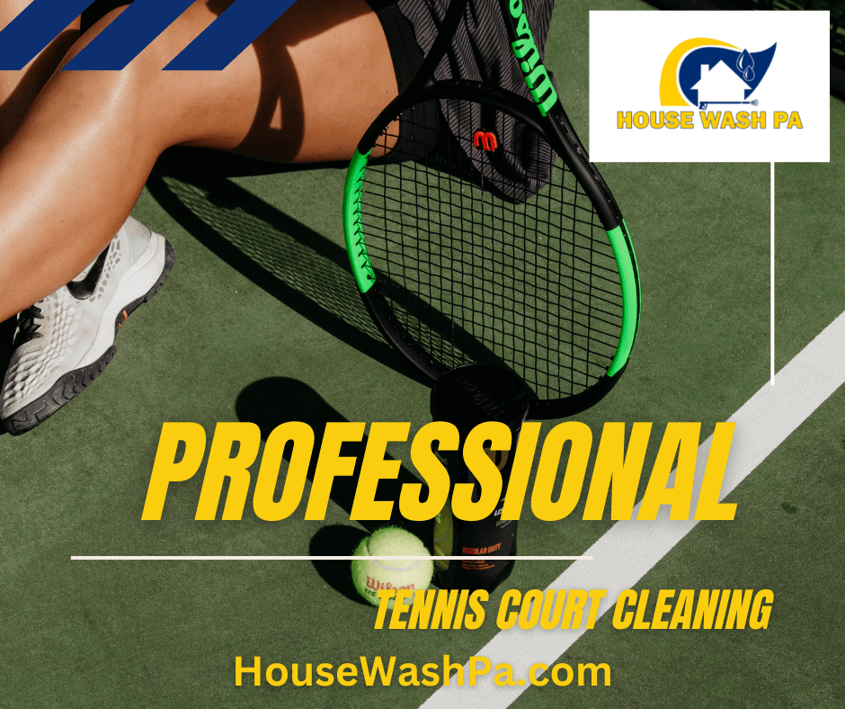 Tennis court cleaning company Pennsylvania