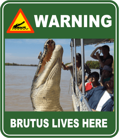 Warning Brutus Lives Here