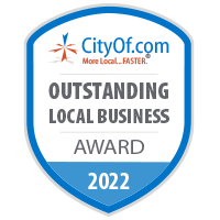 A city of com outstanding local business award for 2022