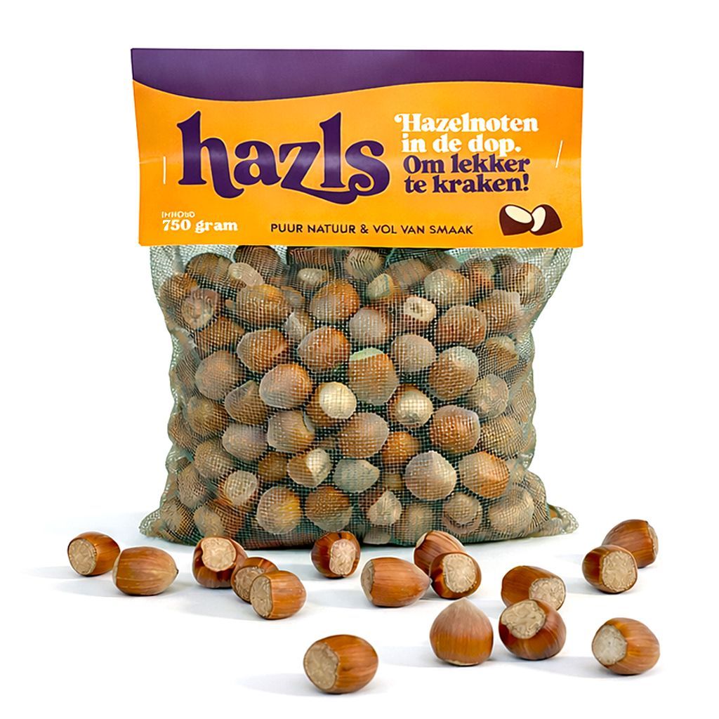 Hazelnoten 750g.