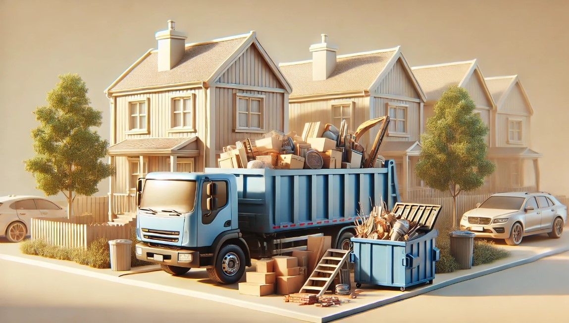 Dumpster Rental vs. Junk Removal header image