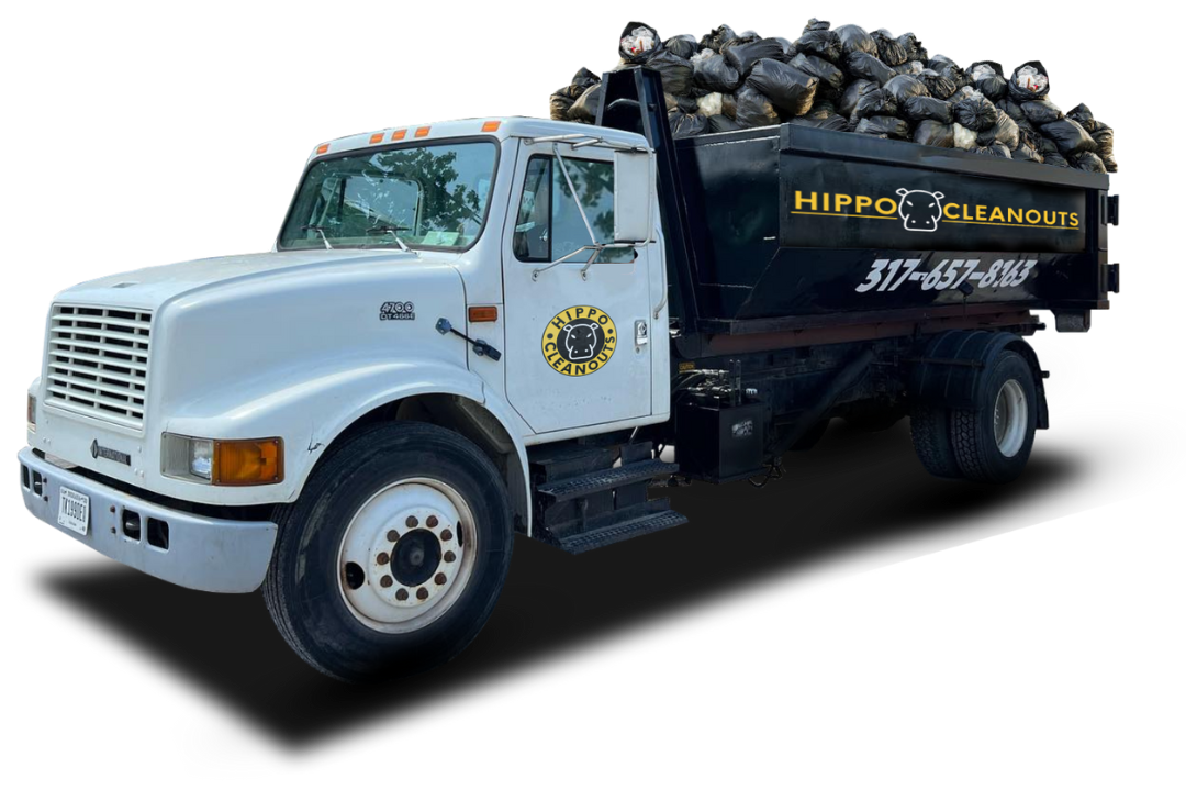 Hippo dumpster truck