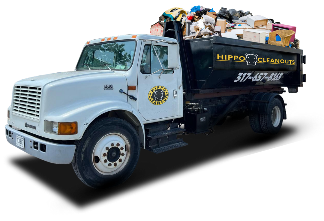 Hippo dumpster truck