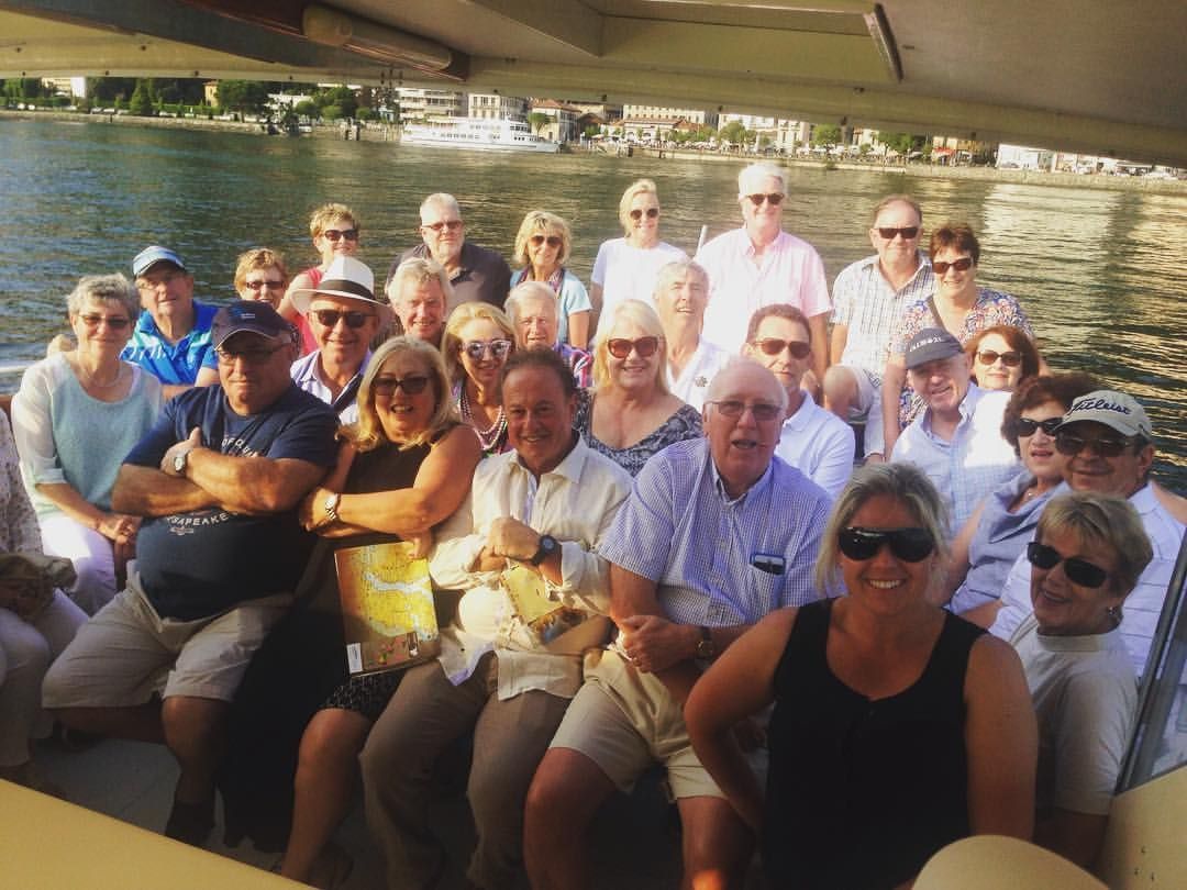 Private  golf group on lake como cruise in italy
