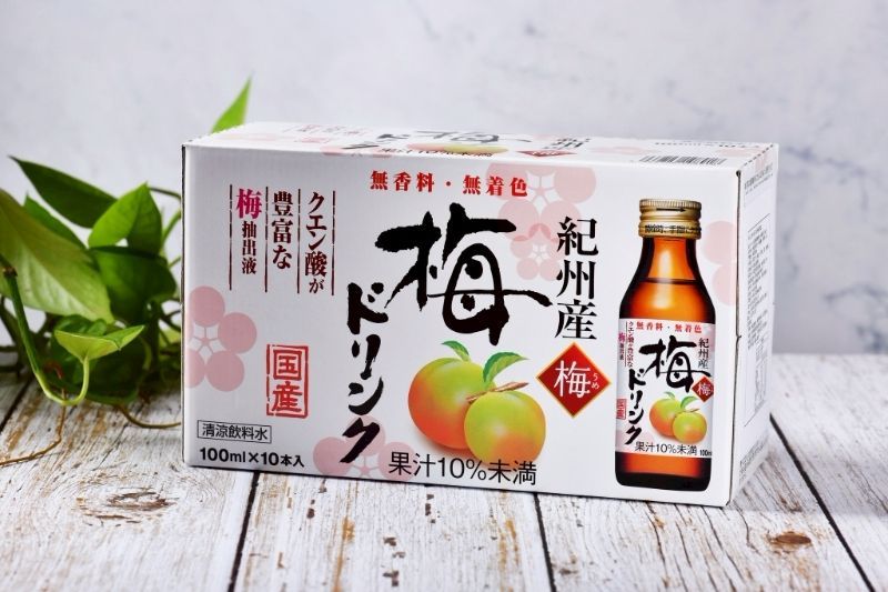 日本 大和合同 紀州梅果飲100ml*10支/盒 (玻璃瓶) 有中標