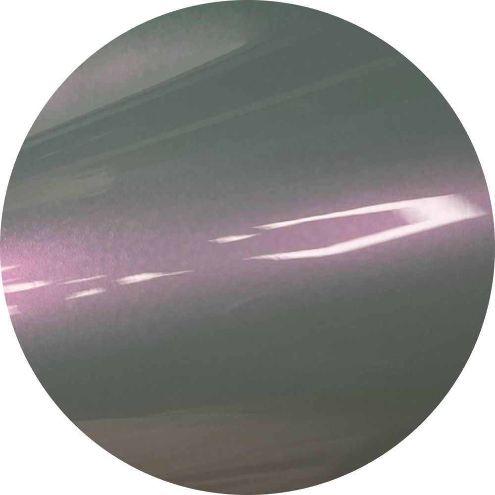 A circle with a purple light coming out of it