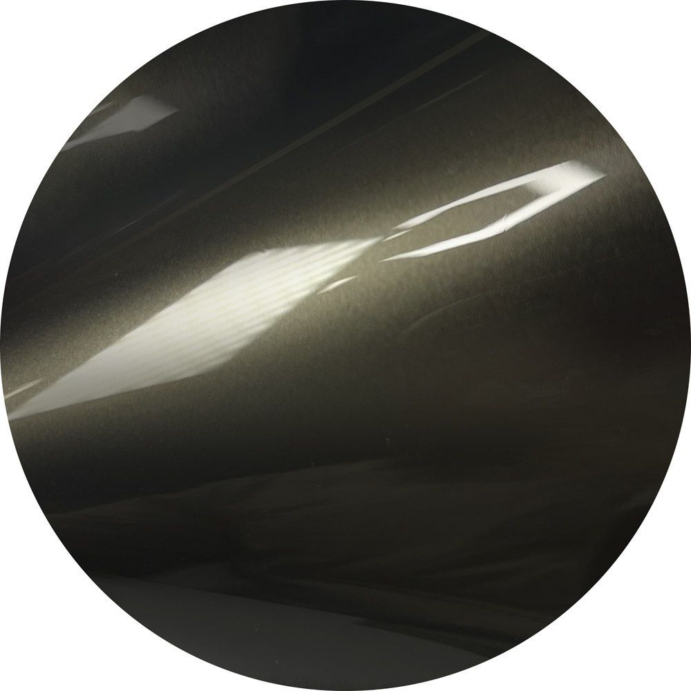 A black circle with a white light coming out of it