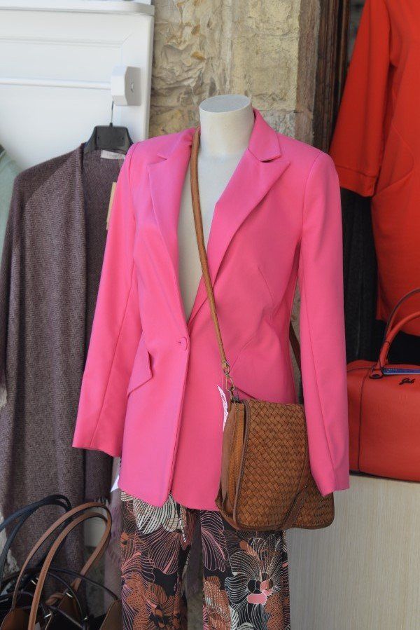 giacca rosa Made in Italy