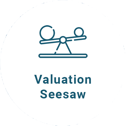 Valuation Seesaw