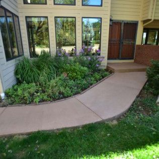 colored and brushed concrete denver co
