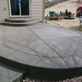 colored and brushed concrete denver co