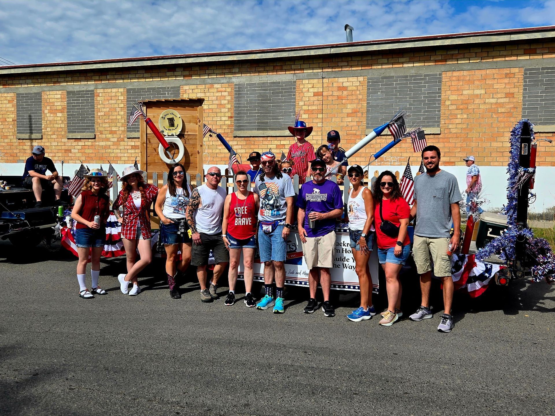A Haus of Realty 4th or July Parade Float