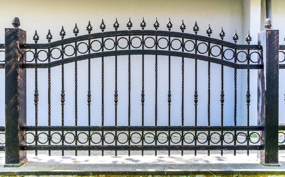 Long Lasting Ornamental Iron Fence — Indianapolis, IN — Duke Fence Co., Inc.