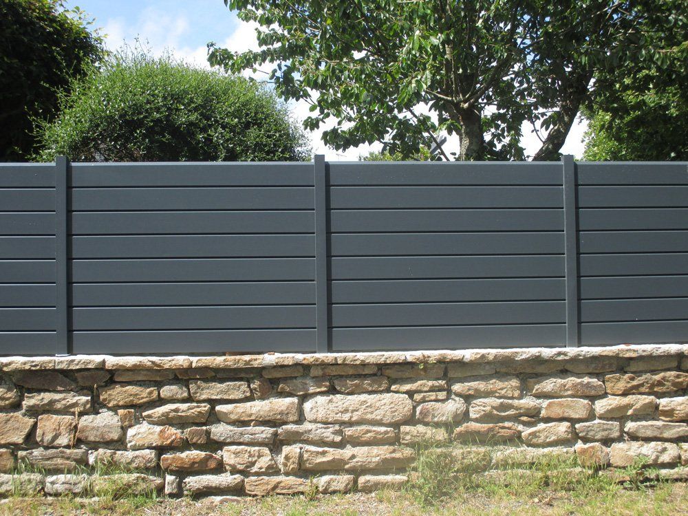 Gray PVC Fence — Indianapolis, IN — Duke Fence Co., Inc.