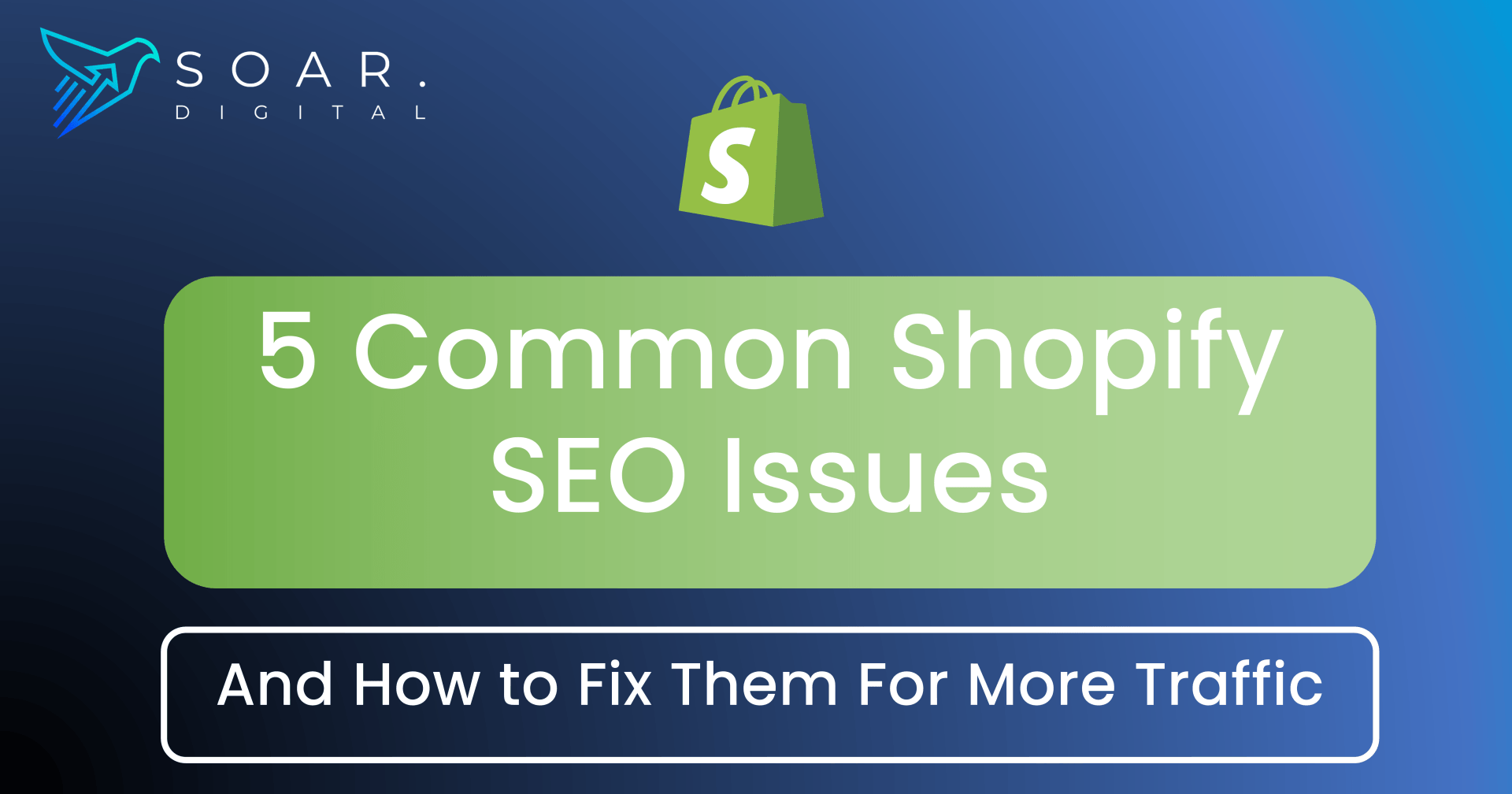 shopify problems with seo and steps to resolve them