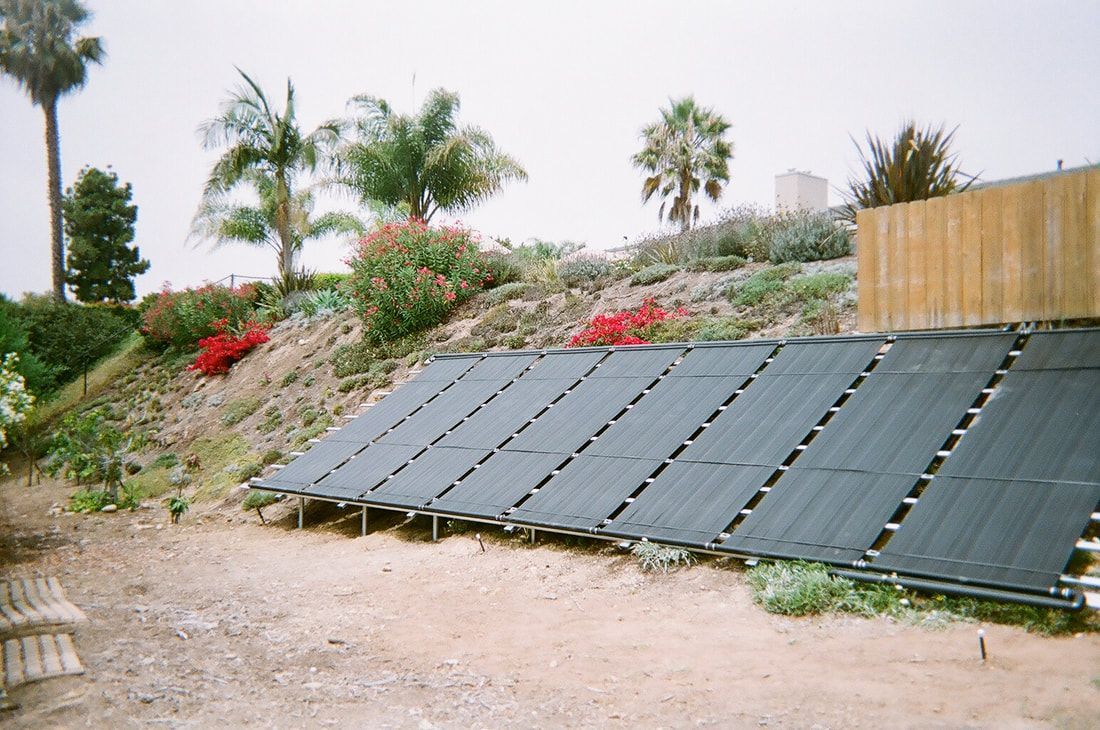 Row of solar panels — San Diego, CA — Mark Naylor Solar Specialists