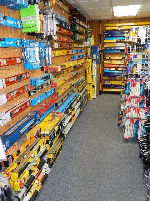 Shingles — Hardware Supplies on Shelf in Ambridge, PA