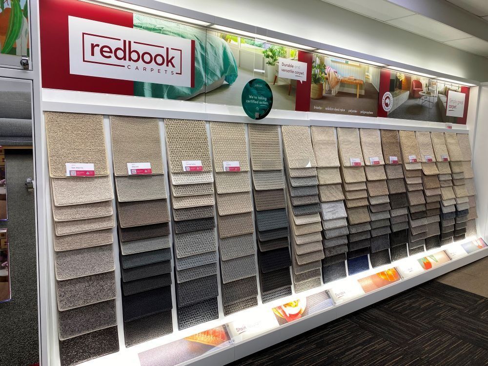 Display of Carpet Samples