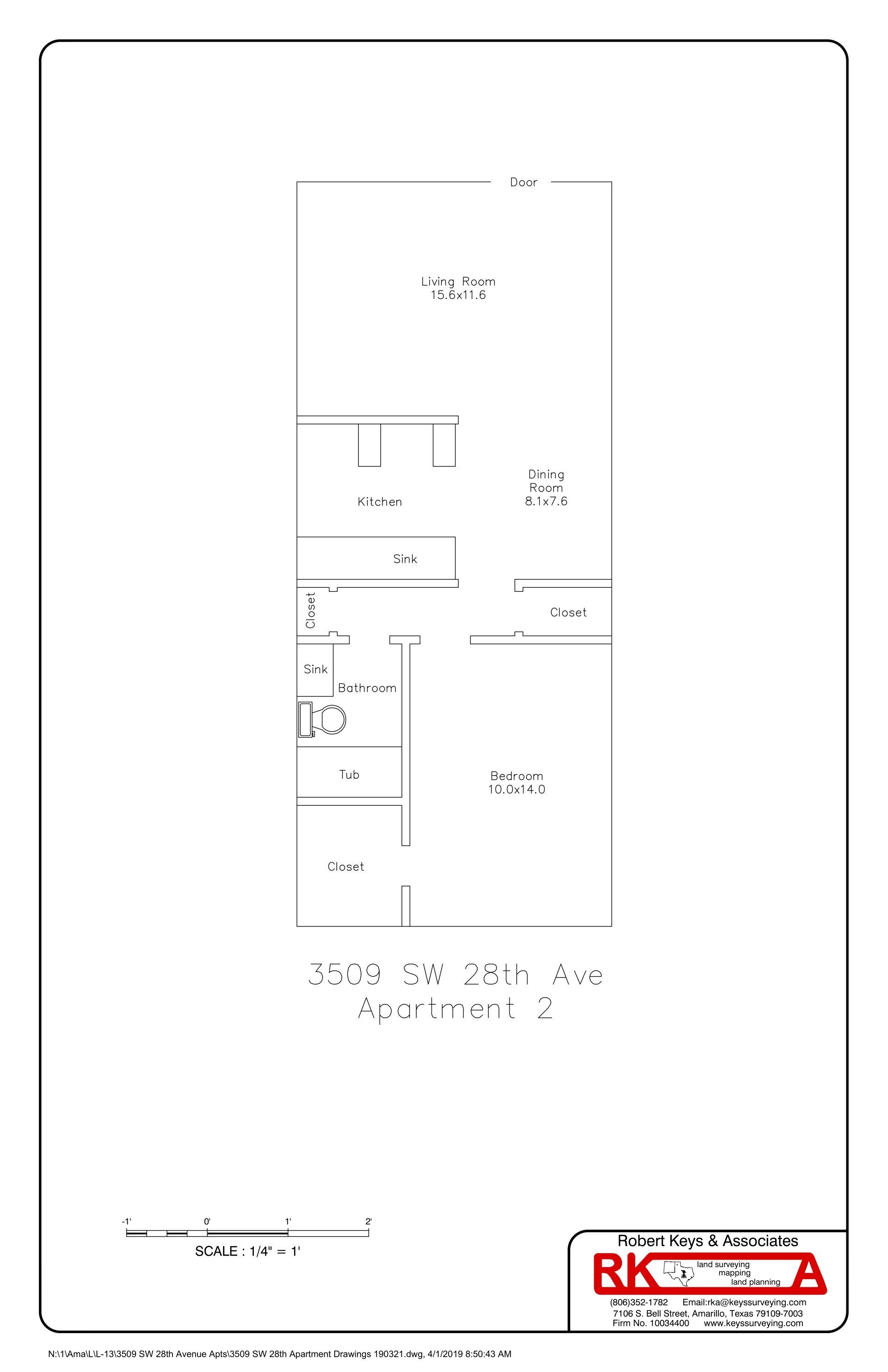 Apartment 2 Floorplan